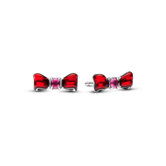 Pandora Disney Snow White Bow Stud Earrings | 293779C01