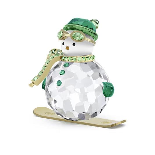 Swarovski Holiday Cheers Dulcis Snowman Green