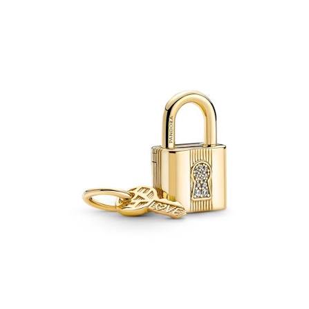 Pandora Padlock & Key Dangle Charm | 760088C01