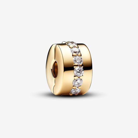 Pandora Clear Sparkling Row Clip Charm | 761972C01