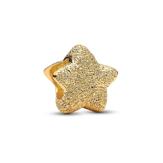 Pandora Textured Star Mini Charm | 764050C00