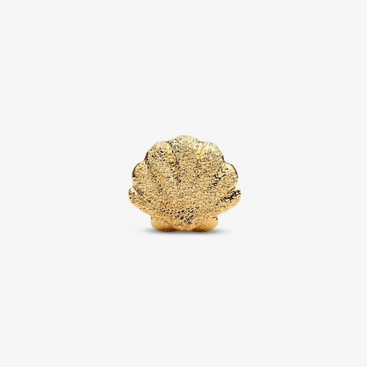 Pandora Textured Shell Mini Charm | 764057C00