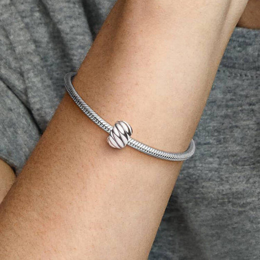 Pandora Polished Feathered Clip Charm | 791752