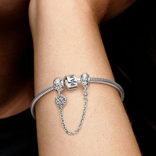 Pandora Family Tree Sterling Silver Safety Chain | 799293C00
