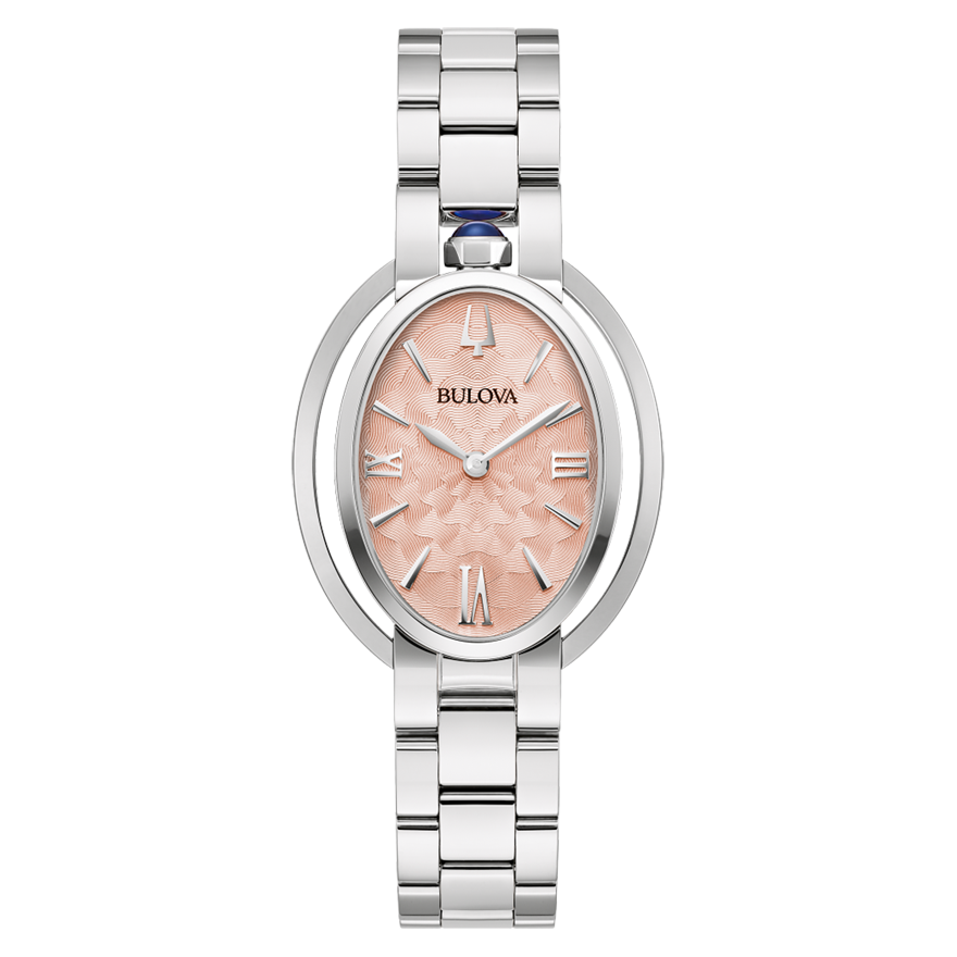 Bulova Rubaiyat Salmon Dial Watch 96L331 Ann Louise Jewellers