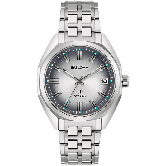 Bulova Jet Star 40mm Silver Sunburst Dial Watch | 96B472