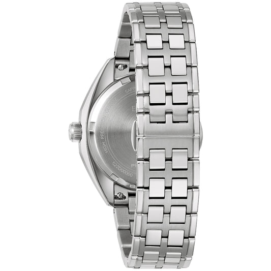 Bulova Jet Star 40mm Silver Sunburst Dial Watch | 96B472