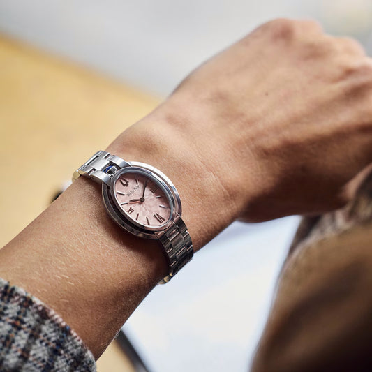 Bulova Rubaiyat  Salmon Dial Watch | 96L331