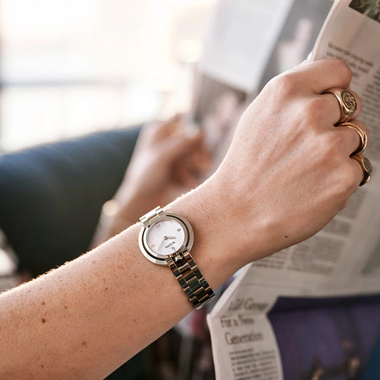 Bulova Rubaiyat 30mm Watch Pink Mother of Pearl Dial | 96L338