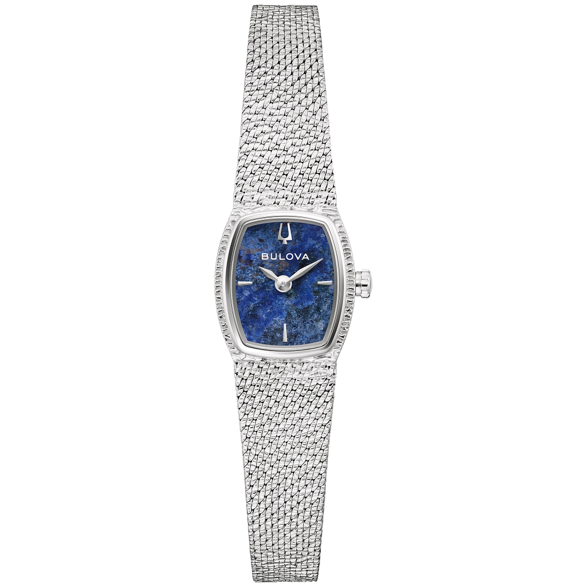 Bulova Goddess Of Time Blue Dial Watch | 96L343 – Ann-Louise Jewellers