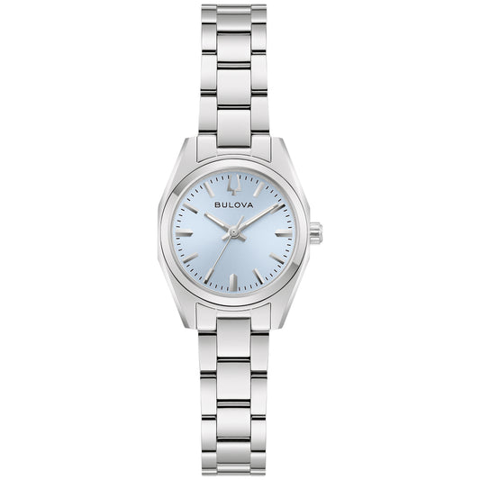 Bulova Surveyor Quartz Women's Watch Light Blue Dial | 96L345