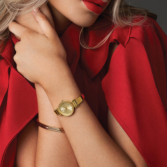 Bulova Marc Anthony Collection Champagne Dial Watch | 97P164