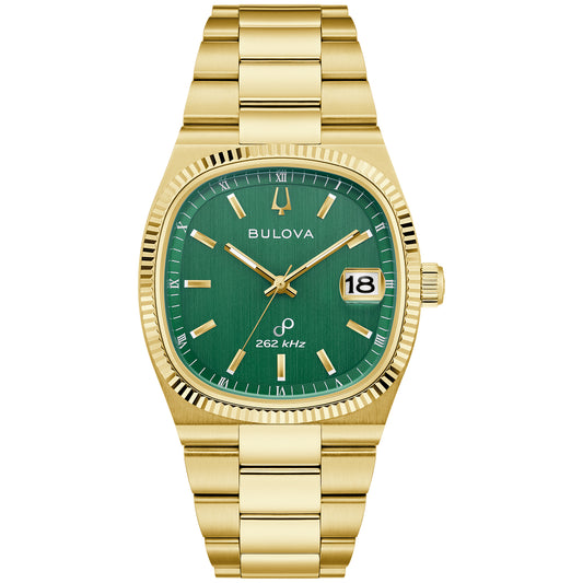Bulova Super Seville Green Dial Watch | 97B237