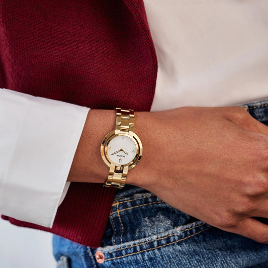 Bulova Rubaiyat 30mm Gold Tone Watch | 97L181