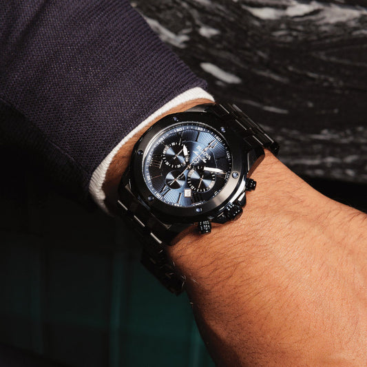 Bulova Marine Star 44mm Blue Dial Quartz Watch | 98B410