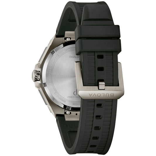 Bulova Series X White Dial Rubber Strap Watch | 98B457