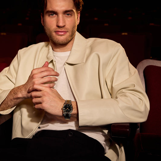 Bulova Super Seville Black Dial Watch | 98B458