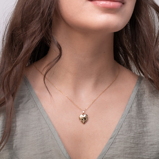 Heart Locket in 10K Yellow Gold