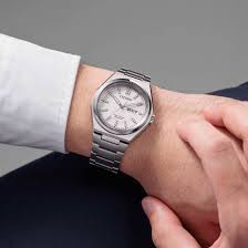 Citizen Eco-Drive Zenshin Three-hand White Dial Titanium Watch | AW0130-85A