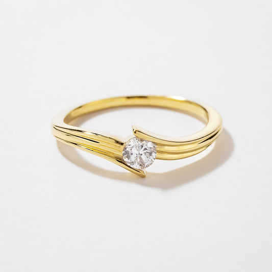 Promise Ring in 10K Yellow Gold (0.20 ct tw)