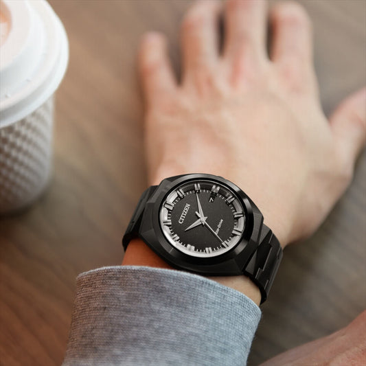 Citizen Eco-Drive 365 Black Dial Watch | BN1015-52E