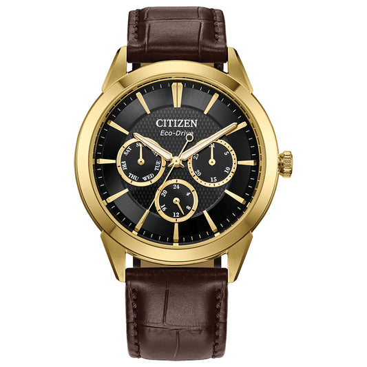 Citizen Eco-Drive Classic Leather Strap Watch | BU2112-06E