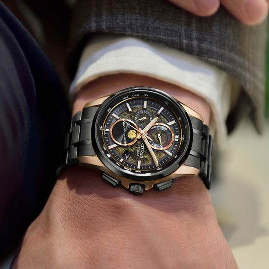 Citizen Eco-Drive Attesa Hakuto-R Yellow Dial Super Titanium | BY1009-64Y