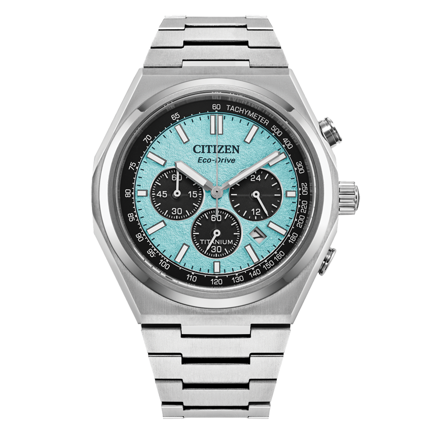 kaorin Citizen Eco-Drive Forza Chrono Blue Dial Watch | CA4610-85M