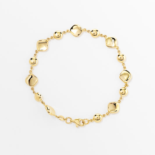 Pebble Bracelet in 10K Yellow Gold
