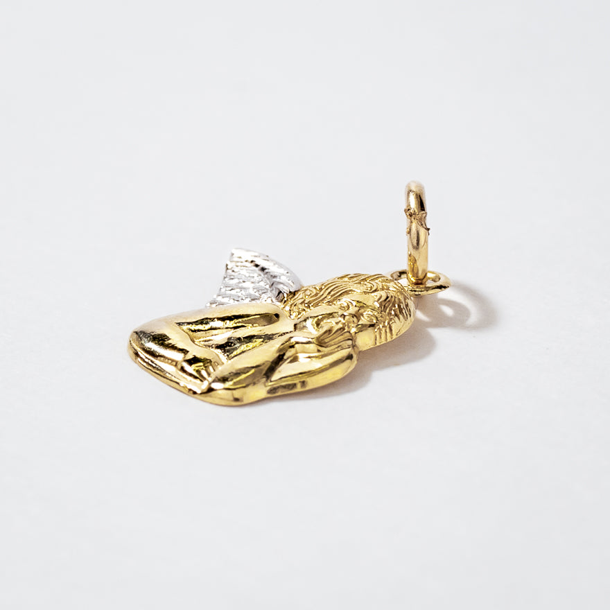 Angel Charm in 10K Yellow Gold
