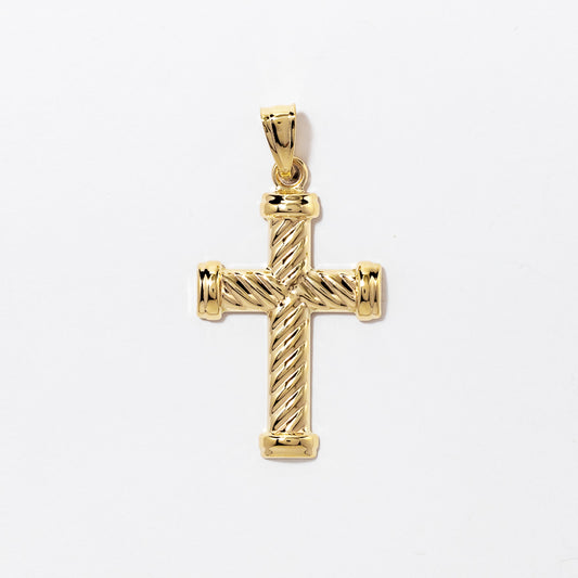 Cross Pendant in 10K Yellow Gold