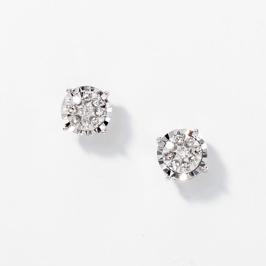 Diamond Jacket Earring in 10K White and Yellow Gold (0.40 ct tw)