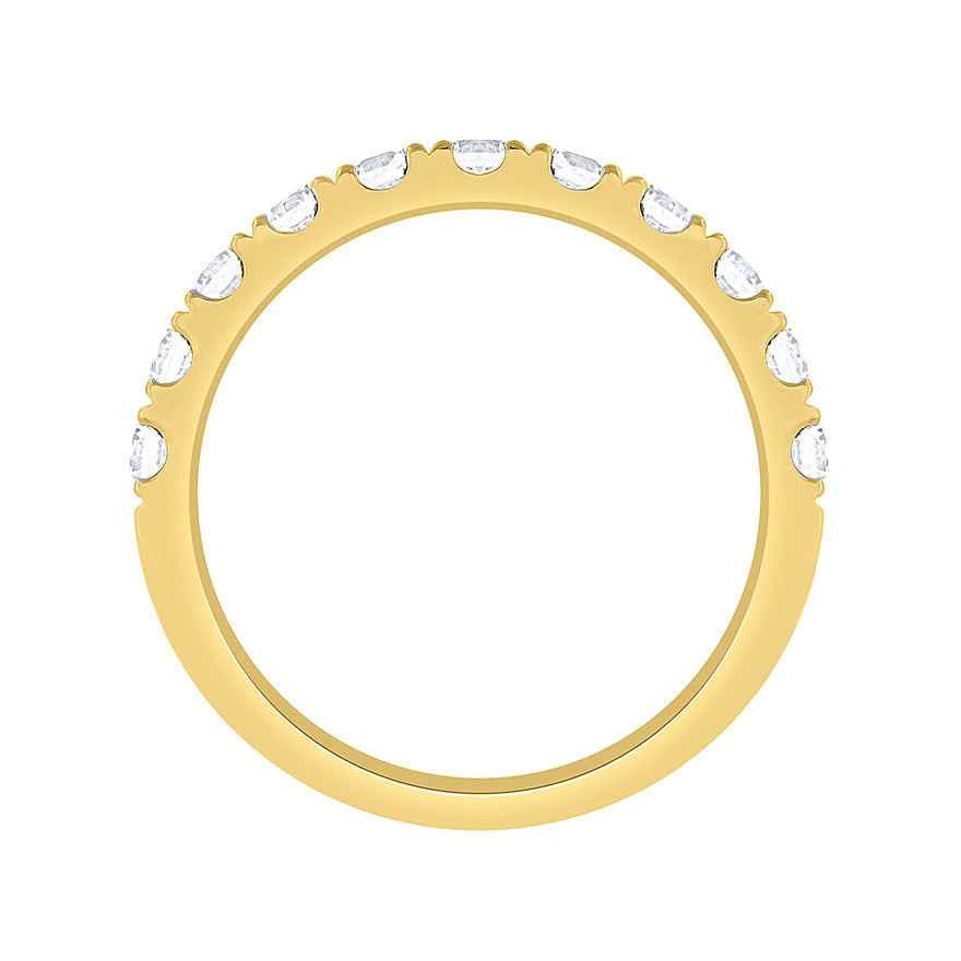 Diamond Anniversary Ring in 14K Yellow Gold (1.00 ct tw)
