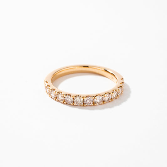 14K Yellow Gold Diamond Anniversary Band (0.75 ct tw)