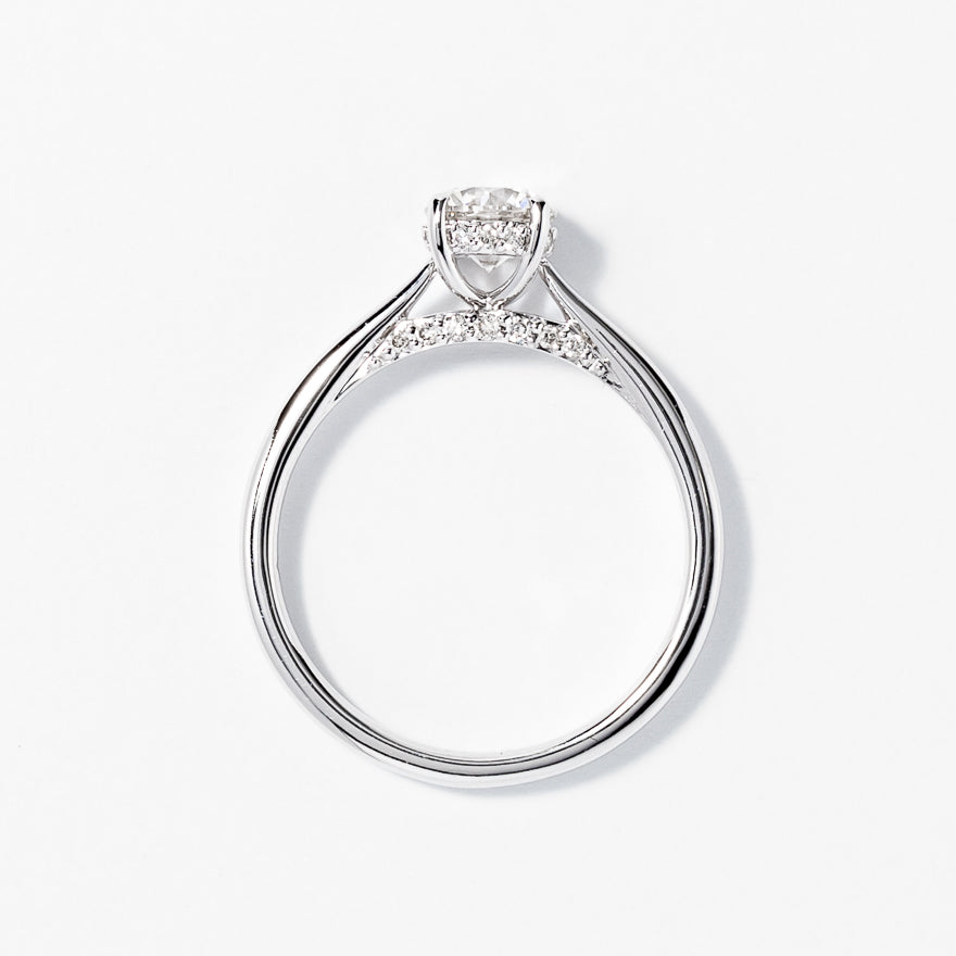 Diamond Engagement Ring in 14K White Gold (0.83 ct tw)