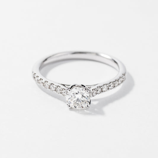 Diamond Engagement Ring in 14K White Gold (0.75 ct tw)