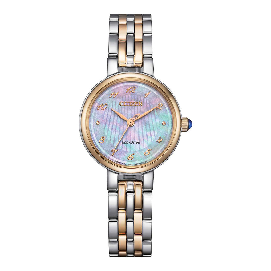 Citizen Eco-Drive L Classic White Dial Stainless Steel Bracelet