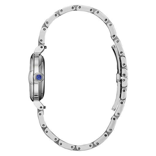 Citizen Eco-Drive L Mae White Dial Stainless Steel Bracelet | EM1130-83D