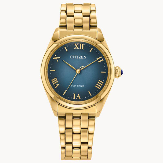 Citizen Eco-Drive L Classic Blue Dial Watch | EM1142-84L