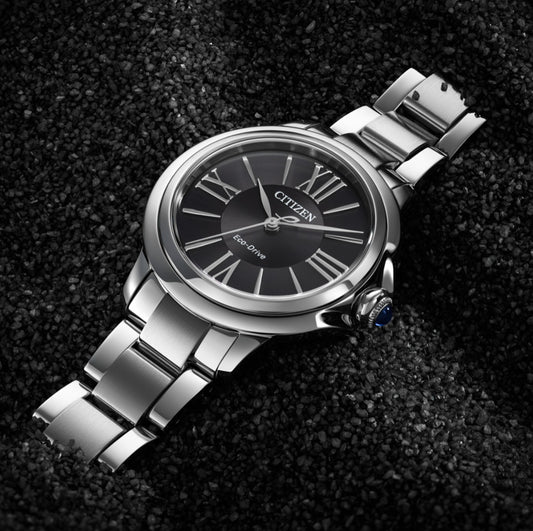 Citizen Eco-Drive Ceci Black Dial Watch | EM1160-58E