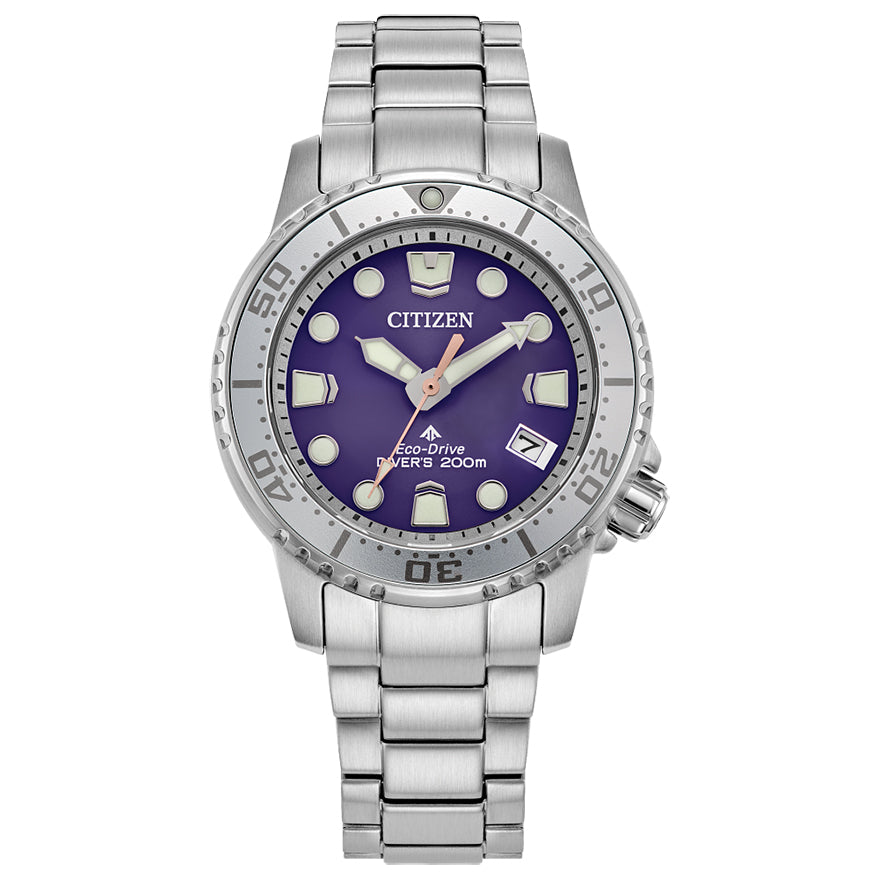 Citizen Eco-Drive Promaster Dive Purple Dial Ladies Watch | EO2027