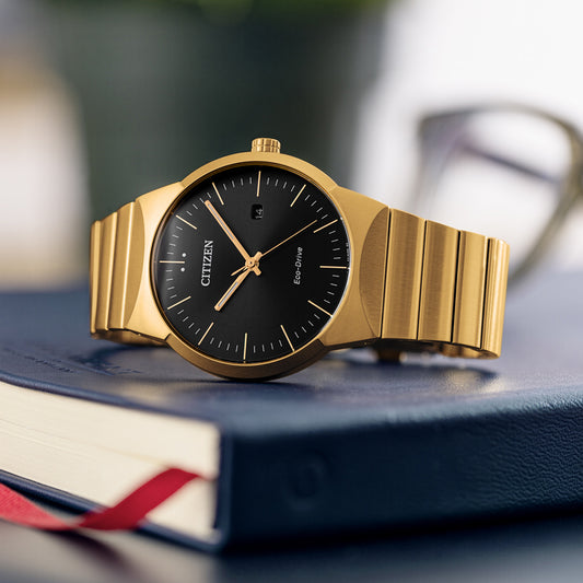 Citizen Eco-Drive Axiom Black Dial Watch | EW2672-58E