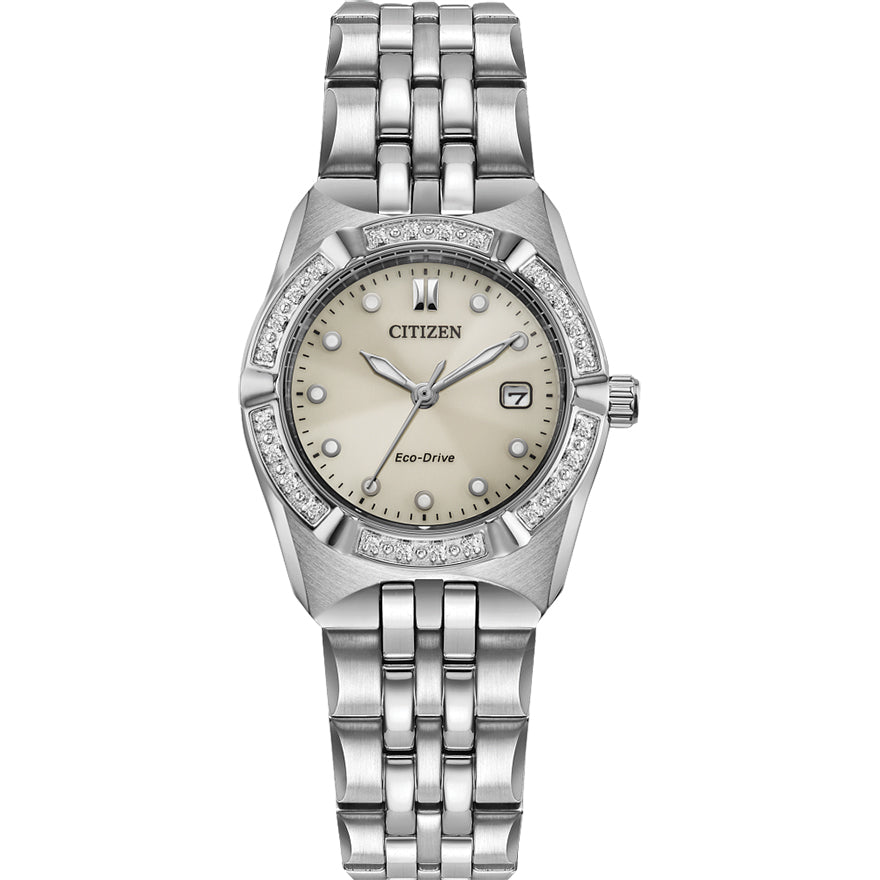 Citizen Eco-Drive Corso Diamond Ladies Watch EW2710-51X – Ann