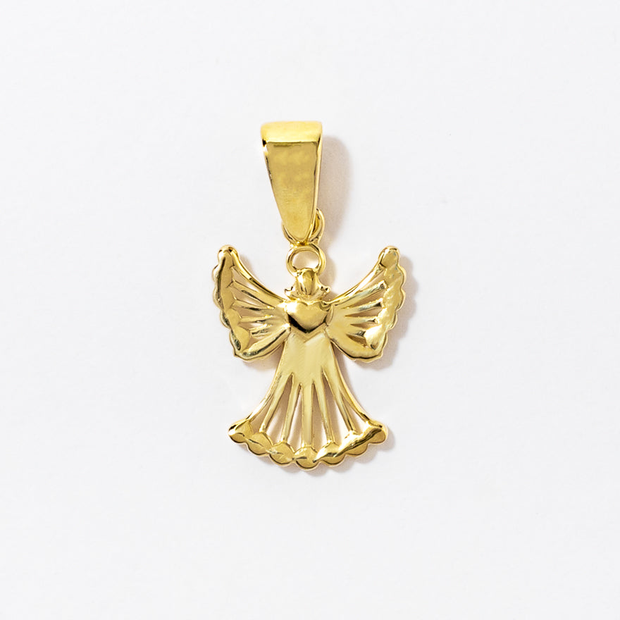 Angel Pendant in 10K Yellow Gold – Ann-Louise Jewellers