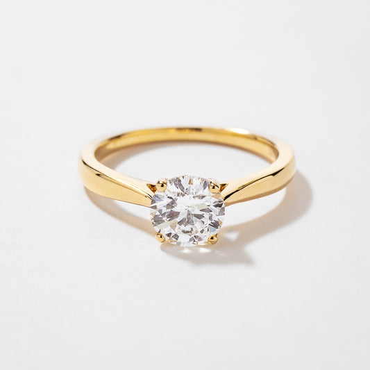 Canadian Diamond Solitaire Engagement Ring in 14K Yellow Gold (1.00 ct tw)