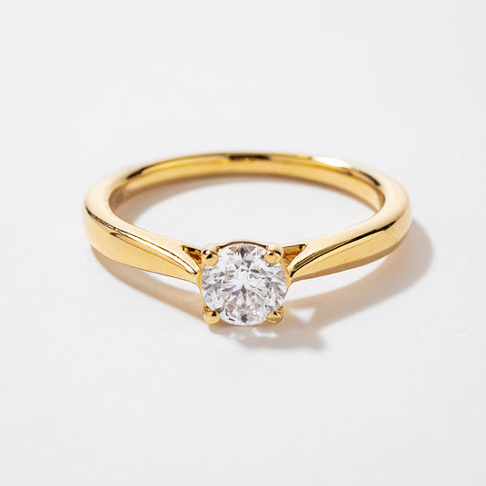 Canadian Diamond Solitaire Engagement Ring in 14K Yellow Gold (0.50 ct tw)