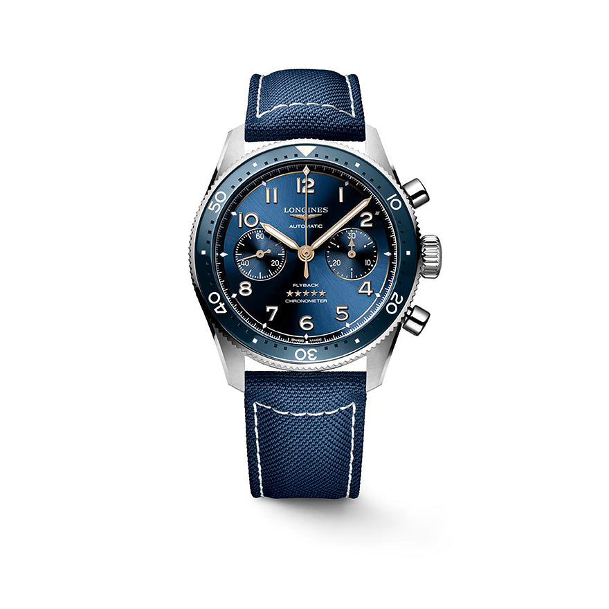 Longines Spirit Flyback 42 mm | L3.821.4.93.2 – Ann-Louise Jewellers