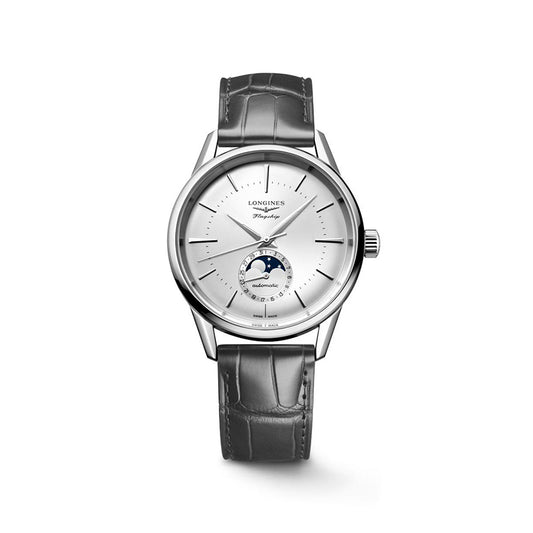 Longines Flagship Heritage Moonphase Dial Men's Watch | L48154722