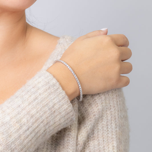 Diamond Tennis Bracelet in 14K White Gold (3.00 ct tw)