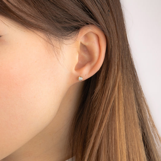 Diamond Stud Earrings in 10K Yellow Gold (0.40 ct tw)